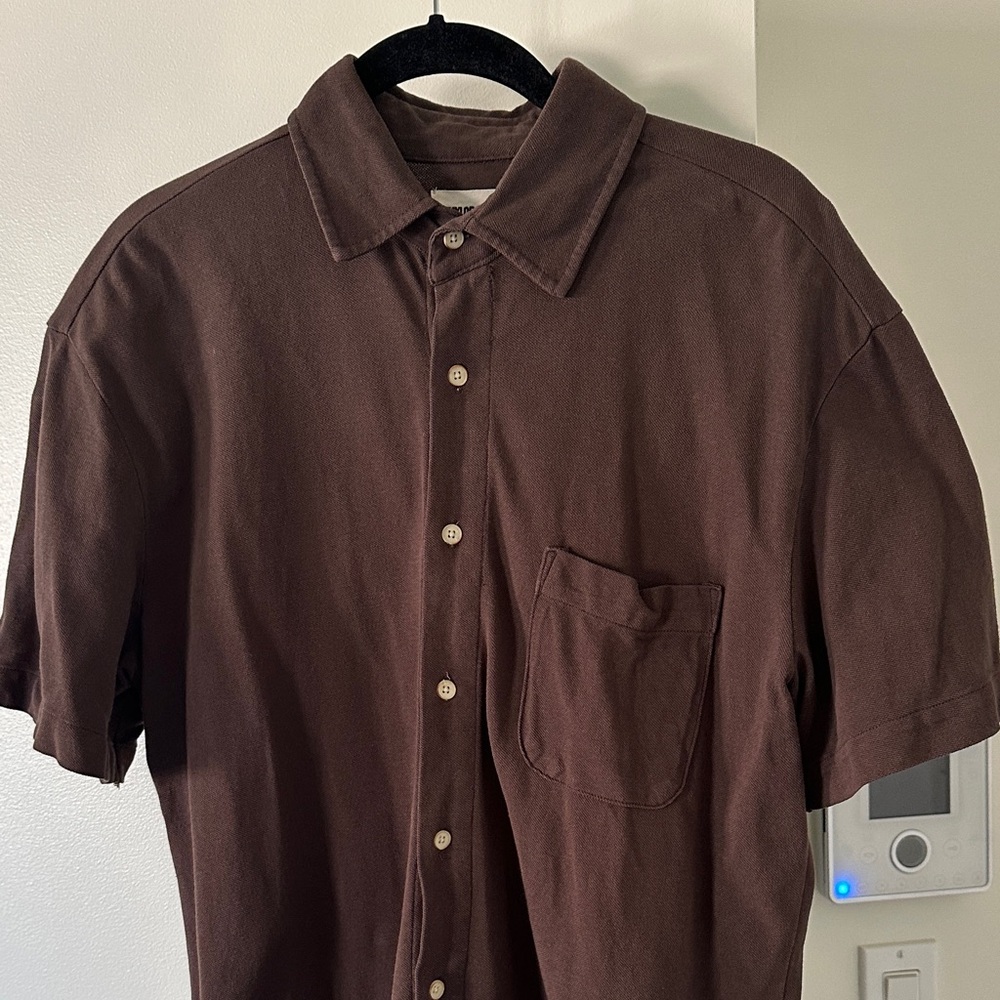 Taylor Stitch Chocolate Brown Shirt